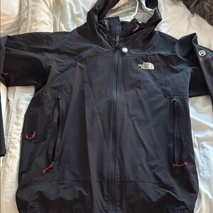 The North Face Black Jacket with Red Accents